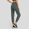 Pantaloni attivi Logo personalizzato Allenamento naturalmente morbido Palestra Jagger Donna Elasticizzato in 4 direzioni Traspirante Yoga Running Jogger atletici con tasca