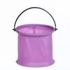 Water Bottles Collapsible Bucket Portable Folding Container With Sturdy Handle For Backpacking Camping Outdoor