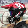 Motorcykelhjälmar Ljus off-road nedförsbacke Racing Full Face Helmet Dot Godkänd kors