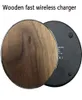 High Quality Wooden Bamboo Wireless Charger For Iphone 11 7 plus Xs Max Samsung Galaxy S20 S10 lite Note 10 Mobile Phone Fast Char9333049