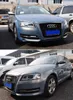 Bilens främre strålkastare för Audi A3 S3 2008-2012 LED-strålkastarstyling Dynamisk turnsignalslins dagsljus tillbehör