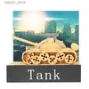 Dekoratif Nesneler Figürinler Omoshiroi Blok 3D Mini Tank Model Not Kağıt Oyuncak Yaratıcı El Sanatları Süsleri Yenilik Hediyeleri Erkek Arkadaş Ev Dekor Craftsl240306