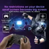 Dispositivos VR/AR 2022 Novos óculos de vídeo inteligentes 3D VR Jogo de filme de realidade virtual Dual IPS Display HDMI 700 graus Miopia IMAX Tela 3D Cinema Q240306