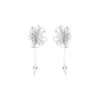 Studörhängen ckk Lucky Four-Leaf Clovers Earring For Women Sterling Silver 925 SMYCHITYS Pendientes Earings Brincos Aretes