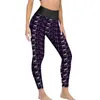 Leggings da donna Pantaloni da yoga floreali con cavallo Stampa girasole da donna Collant sportivi push up sexy estetici Leggins da palestra stampati elasticizzati