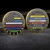 Sanat ve El Sanatları Askeri Paralar Amerikan Yıldızları Renkli Stripes Hatıra Paraları Amblem Paraları Askeri Kapsamlı Mücadele Para Tüccarları T240306