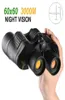 60x60 3000M Ourdoor Waterproof Telescope High Power Definition Binoculos Night Vision Hunting Binoculars Outdoor Monocular Field c9808138