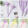 Quick Dry Pompom Gel Pen Cute Drawing Writing Smoothly Plush Ballpoint Tools