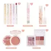 Make-up Gereedschap Make-up Sets Lipgloss Angel Glitter Oogschaduw Palet Set Make-up Lipstick Kit Box Hoogtepunt Glitter Poeder Blush Cosmetica Set