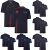 Men's Polos F1 Mens Team Polo Shirt T-shirt Formula 1 Racing Suit T-shirt 1 and 11 Driver Fan Top T-shirts Jersey Moto Motorcycle Clothing Customizable S101