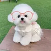 Abbigliamento per cani Occhiali da sole rotondi adorabili per gatti Occhiali da vista riflettenti Prodotti per animali domestici Accessori per gattini Cani di piccola taglia