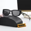 2024 Nieuws luxe designer merk zonnebrillen rechthoek zonnebril Hoogwaardige bril Dames Men Blazen Dames Zonneglas UV400 Lens Unisex met doos 3566