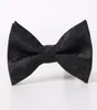 New Black Groom Jacquard Bow Ries for Men Suits 2019 Fashion Mens مناسبة رسمية للارتداء الرسمي لحافلة الزفاف Tuxedos Bow Tie Be9332774