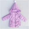 Down Coat Girls Down Jacket Childrens Winter Clothing Kids Warm Thick Coat Windproof For Girl Cartoon Parka Outerwear Drop Delivery Ba Dh6Zu