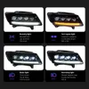 Aggiornamento fari a matrice LED per fari Audi Q5 2009-20 18 Lampada di cristallo Styling LED Streamer Fari sterzanti