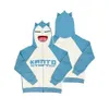 Mannen Hoodies Sweatshirts Y2K Gengar Harajuku 3D Capuchon Mode Mannen En Vrouwen Hoodie Rits Borduren T240306