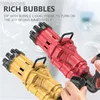 Toys Gun Summer Kids Bubble Toy Silah Açık Düğün Otomatik Elektrik Sabun Su Üfleme Makinesi Çocuklar İçin DHL Teslimat Noel Hediyeleri 240306