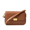 Bolsos de noche Jonlily Mujeres Bolso de hombro de cuero genuino Bolso femenino Totes Casual Crossbody Pequeño Daybag Commuter Monedero -KG1279