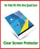 10 peças protetor de tela transparente transparente para tablet pc de 79 polegadas vido m1 mini one quad core película protetora tamanho 197x132mm4370855