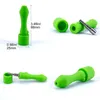 Pipe à fumer en Silicone de conception de poche, clous en titane de 10mm, accessoires pour tuyaux à main de tabac, Kit de collecte de cire de Nectar, plates-formes d'huile Dab