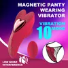 1pc Panty Manyetik Taşınabilir Vibratör Kadınlar Küçük Büyük Titreşim Manyetik Stimülatör G-Spot Vibratör Yetişkin Seks Oyuncakları Lightweigh 240226