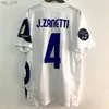 サッカージャージー2011ファイナルインターレトロサッカージャージJ.zanetti Vieira Stankovic Maicon Motta Motta Etoo Sneijder Milito Vintage Classic Classic Shirth240306