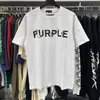 34 styles lettre VIOLET imprimé col rond pull à manches courtes C1 été nouveau T-shirt designer coton femmes hommes t-shirts mode t-shirt CSD2403069-12