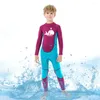 Women's Swimwear 2.5MM Neoprene Children's Diving Suit Warm Cartoon Long Sleeve Surfing Sun Protection Water Sports