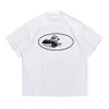 Mens T-shirt 2023 Designer Corteizs Camiseta American Street Hip Hop Carta Imprimir Manga Curta T-shirt Cortieze Mens Moda Solta Redondo Pescoço Manga Alcatraz Colete DG