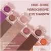 Eye Shadow Eyeshadow Monochrome Highlight Matte Pearl Glitter Powder 12 Colors Eye Shadow Long Lasting Waterproof Shimmer Makeup Drop Dh6Qi