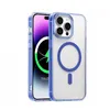 Matte Magnetic Clear Phone Case For iPhone 15 14 Pro Max 11 12 13 Pro Max XR XS 7 8 Plus X Shockproof Acrylic Cover Coque in Retail Box 100pcs