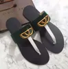 Slippers sandals luxury designer slippers women's summer new gold buckle flat shoes flip flops casual flat heels women's outdoor beach shoes