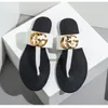 Designer Slippers G Thong Flip Flop Dames Slides Nieuwste Sandalen Strand Indoor Outdoor Slide Plat Klassiek Somen Schoenen Zomer Dames Slide Sandaal Sneakers