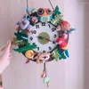 Wall Clocks DIY Felt For Hanging Clock Ornament Sewing Craft Supplies Kids Party