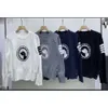 22 Autumn/Winter New TB Academy Style Round Neck Pullover with Four Bars Chest Star Dog Jacquard Long Sleeve Knitted Womens Wear