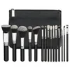 Makeup Brushes Brand Best Quality 15Pcs/Set Brush With Pu Bag Professional For Powder Foundation B Eyeshadow Eyeliner Blending Drop D Dhtsk