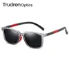 Trudren Kids TR90 unzerbrechliche rechteckige Sonnenbrille für Kinder Jungen UV400 polarisierte Sonnenbrille flexible Federscharniere 2002 240229