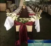 Biały czarny satynowy obrus obrończy stołowy tkanina do dekoracji imprezowych dekoracje domu mesas de8571483