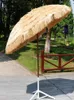 Tents And Shelters 180X200cm Outdoor Simulated Thatch Umbrella Heavy Duty Patio Garden Pool Beach Sunshades UV Protect Backyard Parasol With