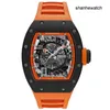 Męskie zegarek zegarek RM Watch RM030 Americas Limited Edition 30 Orange Black Carbon RM030 Męski zegarek