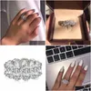 Wedding Rings Stunning Limited Edition Eternity Band Promise Ring 925 Sterling Sier 11Pcs Oval Diamond Cz Engagement For Women Drop Dhv0U