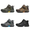 Hiking Shoes Men Outdoor Hiking Boots Trekking Shoes High Top Mountain Climbing Shoes Comfortable Trekking Sneakers Arrival 240227