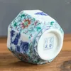Copos pires jingdezhen incomum bela porcelana cupel vintage bonito e diferente chá cerâmica esmalte acessórios de copo estético