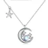 Pendanthalsband Fashion Tassel Crystal Star Moon Charm Pendants Choker för Women Party Jewelry DZ147