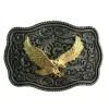 1 szt. Wzór kwiatowy Złoty Eagle Western Belt Burza dla mężczyzny Hebillas Cinturon Belt Cowboy Blumy Fit 4 cm szerokie pasy 268n