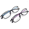 サングラスフレームは、透明なレンズの四角いアセタトの光学女性向けの処方眼鏡フレーム