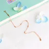 Bracelets de charme mignon couleur or Rose pour femmes bijoux minimalistes Style coréen Bracelet 2024 cadeau en gros été