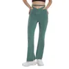 LU-091 High Wehist Slim Fit Pant Flap Pants الموضة متعددة الاستخدامات طماق رياضية للنساء للنساء الصالة الرياضية