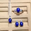 925 sterling zilver ingelegd met natuurlijke sterrenlicht saffier sieraden is geschikt voor damespakmodelleringboetiek 240228