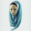 Vêtements ethniques Hijab brillant pour femmes musulmanes Islamique Longue Écharpe Viscose Headwraps Glitter Mode 180 90cm